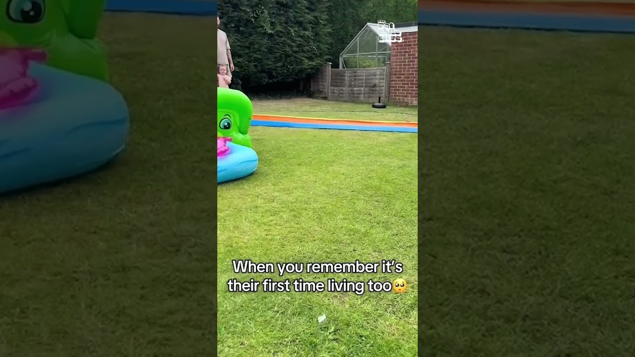 Dog Tries Slip and Slide for the First Time!