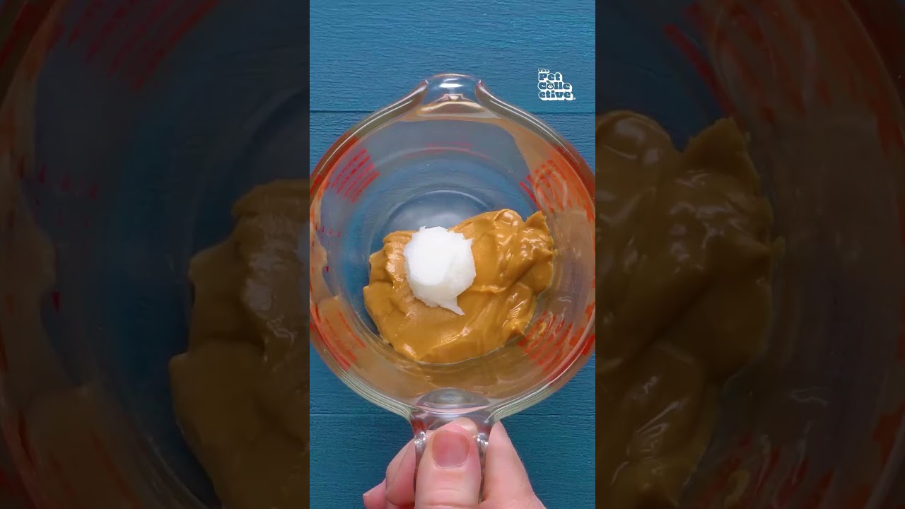 Delicious Peanut Butter Carob Cups For Dogs! 🥜 Share your fav pet treat recipes with us! #dogtreats